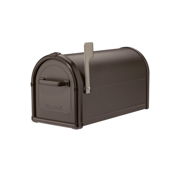 Architectural Mailboxes Hillsborough Post Mount Rubbed Bronze 5593RZCG Zoro